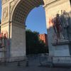 Washington Square Park's Arch & Namesake Statues Hit With Red Paint